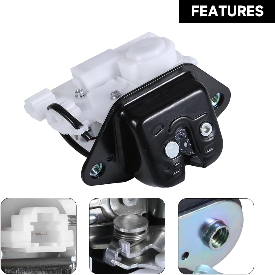 Rear Tailgate Latch Actuator Trunk Latch Lock Actuator - Compatible for Honda FIT Jazz GE6/GE8 2009-2014 for Honda FIT Jazz Hybrid GP1 2013-2014 - Replace Part 74801-TF0-003