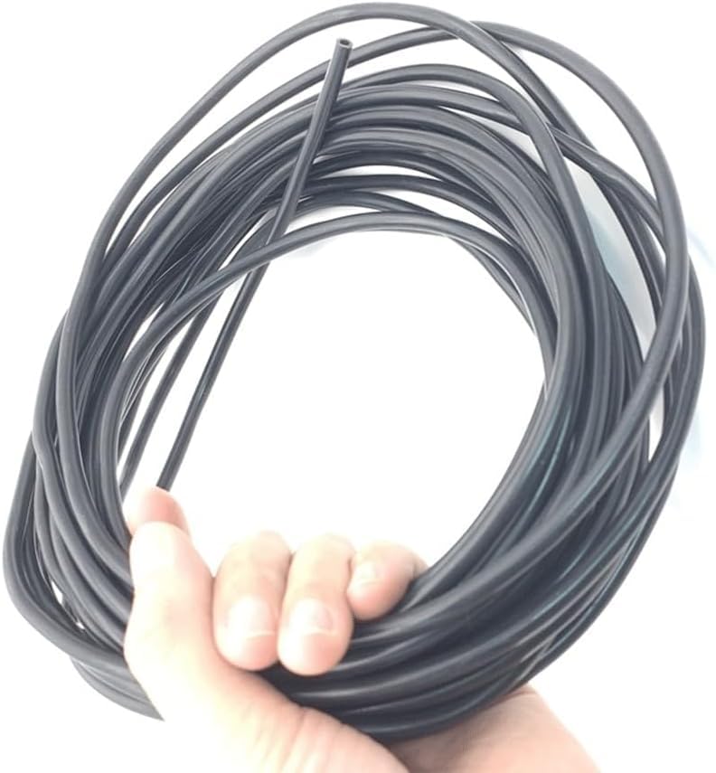 Gummischlauch, Kunststoffschlauch, 1 m, schwarz, flexibles Silikagelrohr, for Aquarium-Luftpumpe, weicher Gummi-Silikonschlauch(OD 25xID 19mm)