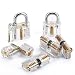 Produktbild LUWANZ 7 tlg Lockpicking Übungsschloss Set, transparent Schloss von 7 Arten, Vorhängeschlösser & Schlüssel für Anfänger & Profis, Skill Verbesserung mit Trainingsschlössern für Schlosser, Schlosserei