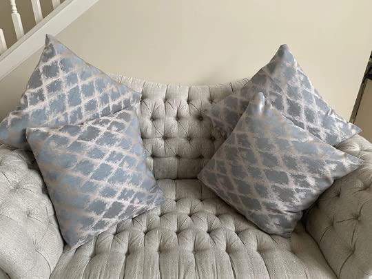 Ikiriska Pillows with Inserts Any Color to Match The Curtains. 19x19