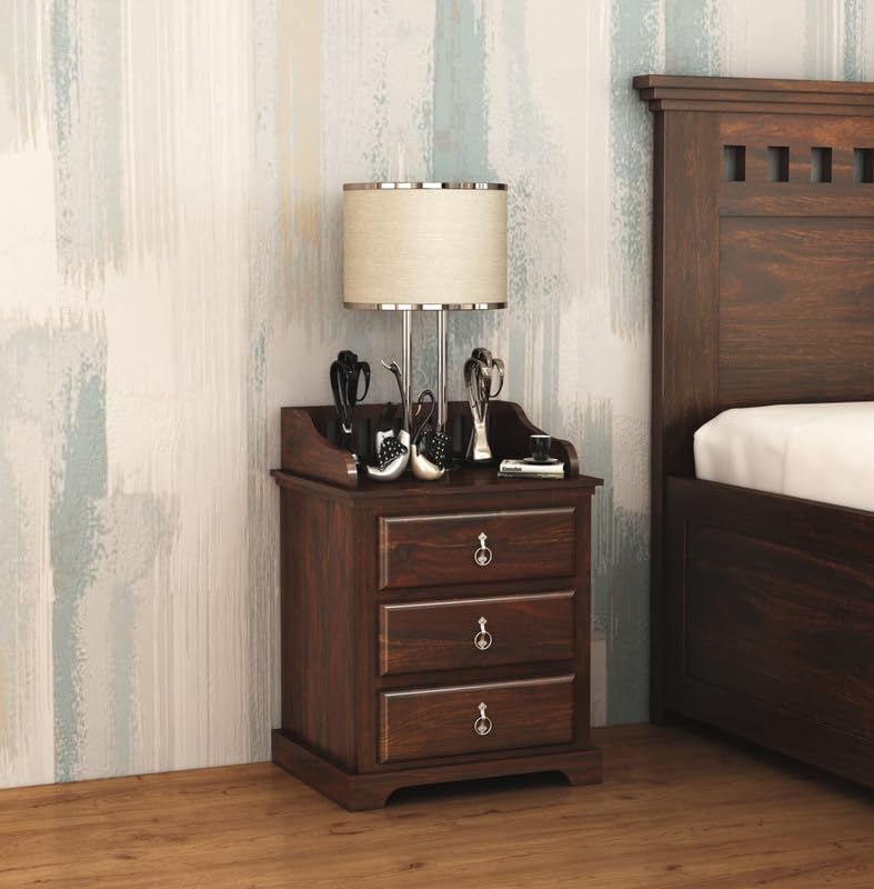 See full amazon price history chart for MoonWooden Sheesham Wood Bedside End Table with 3 Drawers Storage for Bedroom Living Room Wooden Furniture Side Table for Hotel Room Office (Walnut Finish) MoonWooden Sheesham Wood Bedside End Table with 3 Drawers Storage for Bedroom Living Room Wooden Furniture Side Table for Hotel Room Office (Walnut Finish) (B0D6R92FMW) Amazon Price History, Amazon Price Tracker