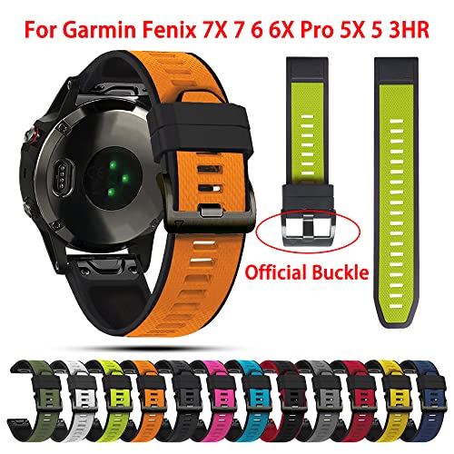Muñeca de repuesto de silicona 26mm para solucionar correas rotas de Fenix 3 2