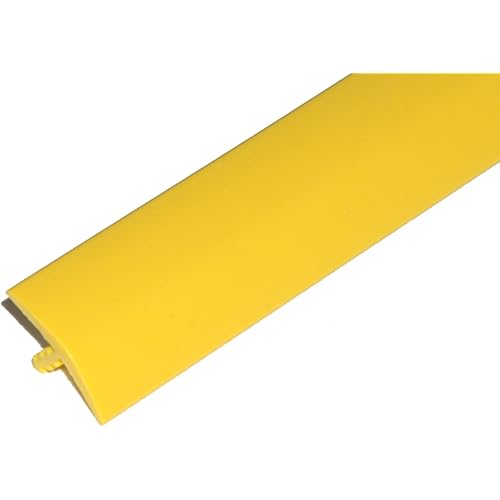 25ft Roll of Yellow 3/4" Plastic Tee Moulding for Arcade Game Cabinets, Counters, Shelves, or Tables