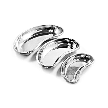 REVITI® Medical Tray Kidney Tray Surgical SS Combo of 6,8,10 inch