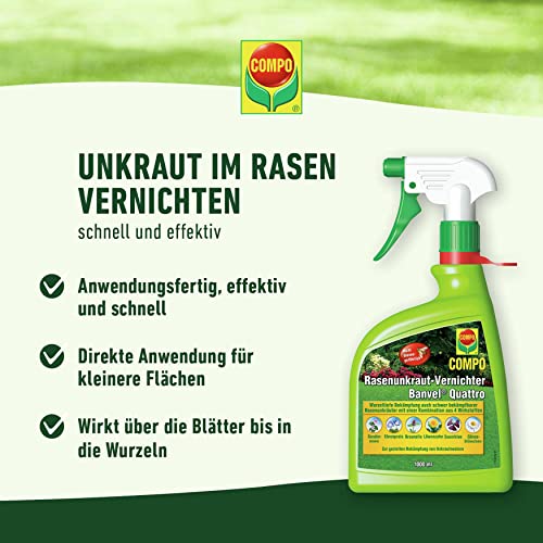 Compo Rasenunkrautvernichter Banvel® Quattro AF 1000ml – Ansicht 2