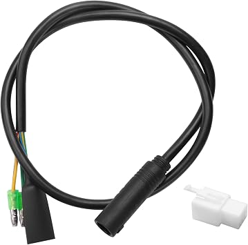 Motor Convert Extension Cable 9 Pin Conversion Line Waterproof Connector E-Bike Motor Extend Cable 60cm, Black