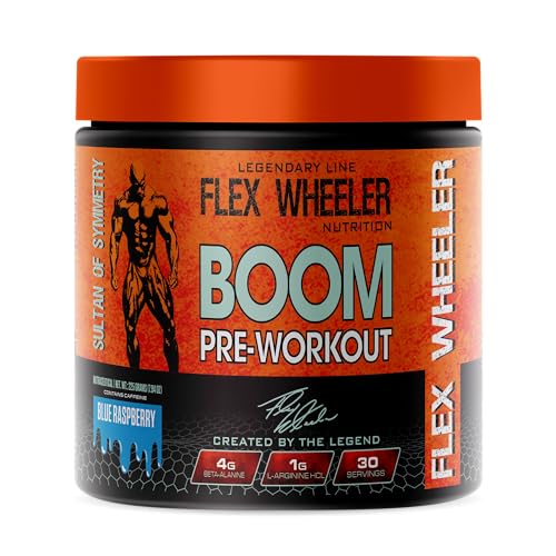 Image of Boom Pre Workout | 225g (30 Serving, Blue Raspberry)