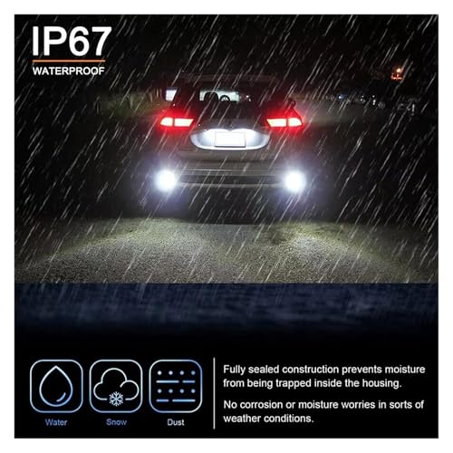 Luz LED de matrícula blanca para Outlander y ASX 2011-2020 impermeable 2 uds 7