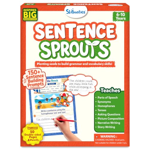 Image of Skillmatics Sentence Sprouts - Sentence Building & Creative Writing Book