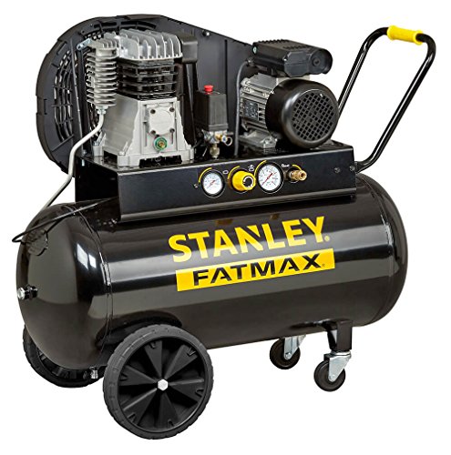  Compressore a Olio Trasmissione a Cinghia Monostadio 100L 2Hp Stanley B 255/10/100 Professionale