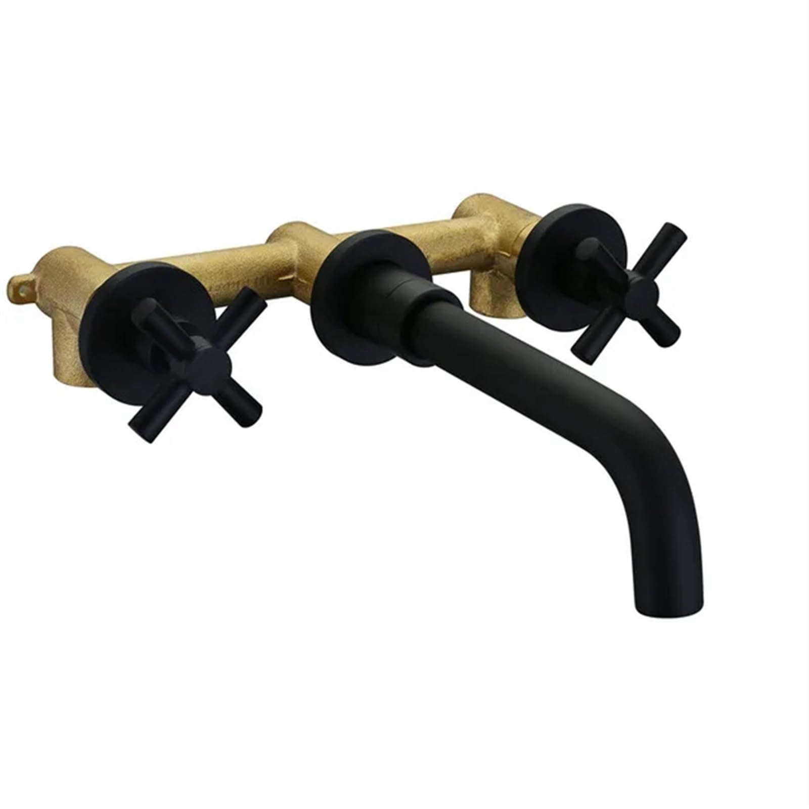 Robinet de lavabo anti-calcaire noir mat en laiton pour rénover votre salle de bain