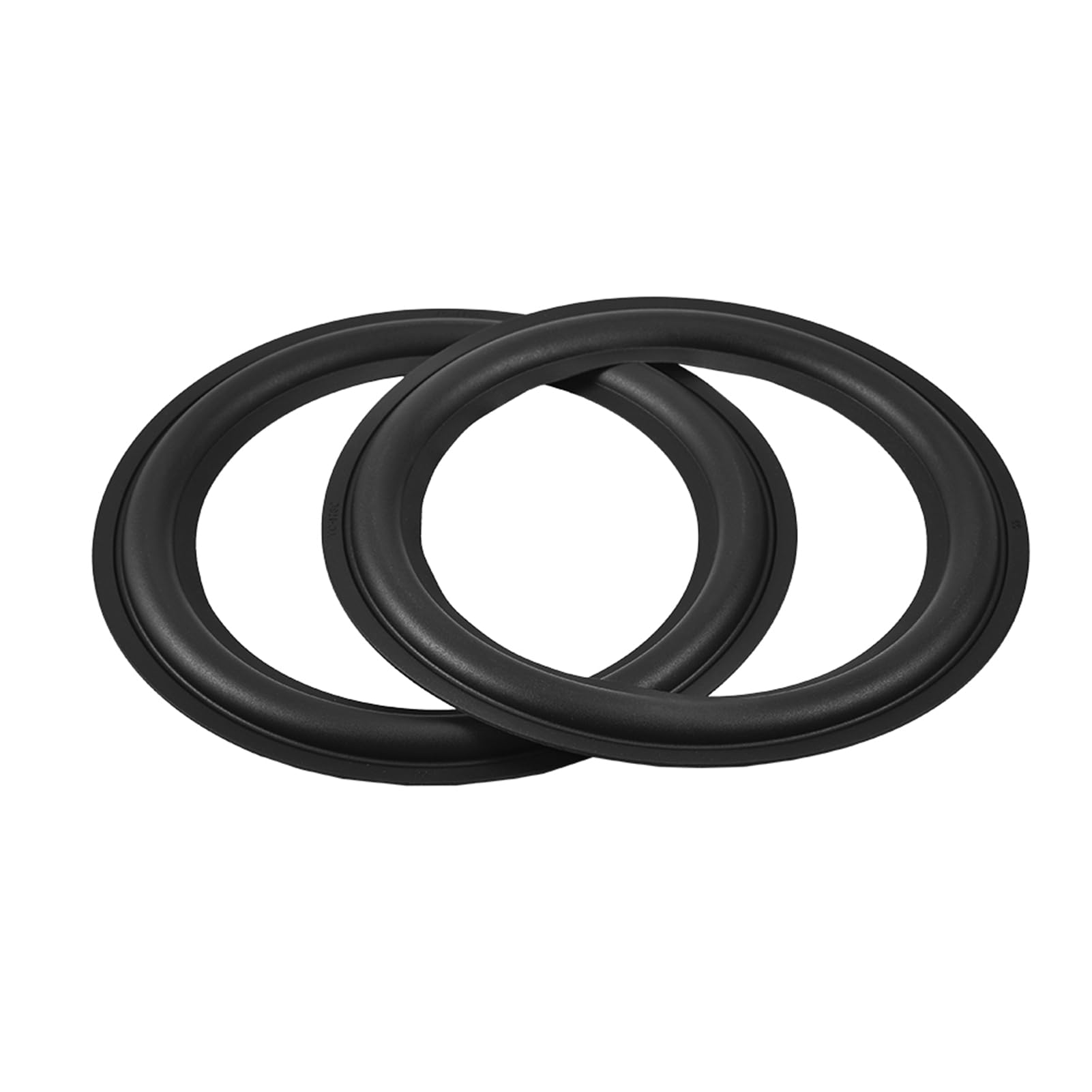 Demeras 2 pièces 8 Pouces Haut Parleur en Caoutchouc Surround Mousse Bord ent Anneaux pièces de Rechange pour Haut Parleur pièces de réparation