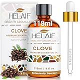 HELAIF Huile Essentielle de Clou de Girofle 118 ml– Naturelle– Diffusion,Massage,Bien-être et Ambiance–Usage Externe Uniquement