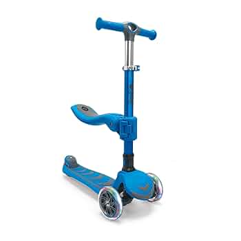 Yグライダー 2-IN-1 ティール キッズスクーター キックボード Amazon.co.jp: Yvolution キックスクーター 子供用キックボード