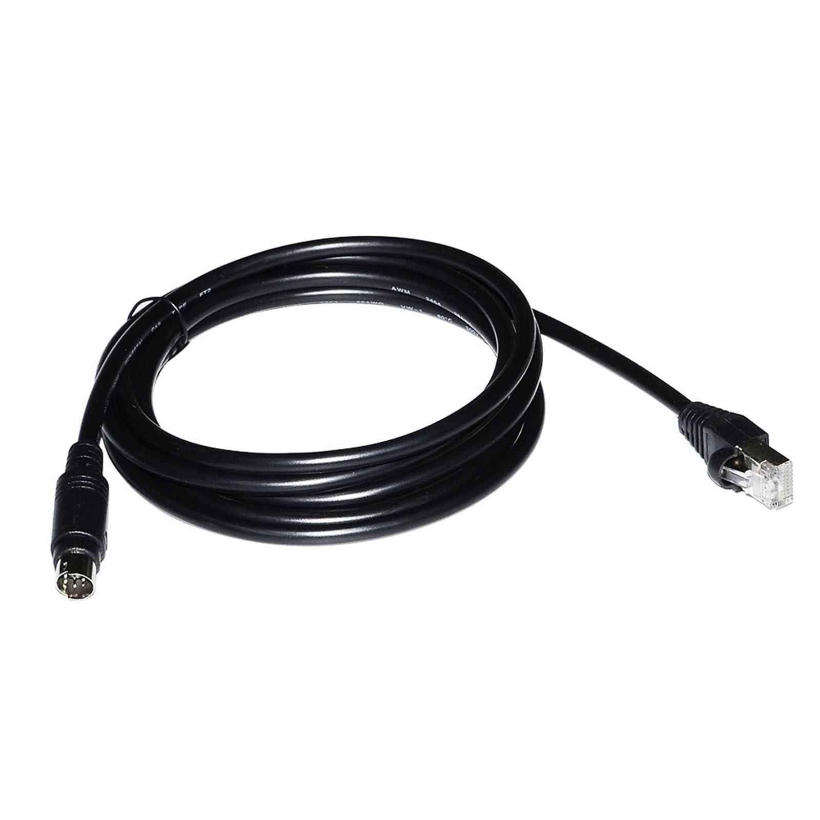Cable de comunicación de programación RS422, conector macho RJ45 a Mini Din 8P MD8(3 metres)
