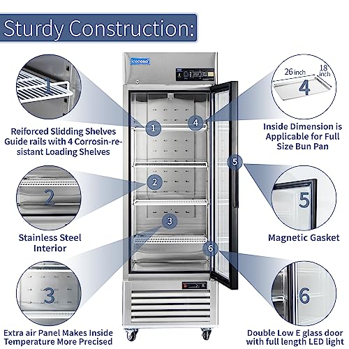True commercial refrigerator reach-in
