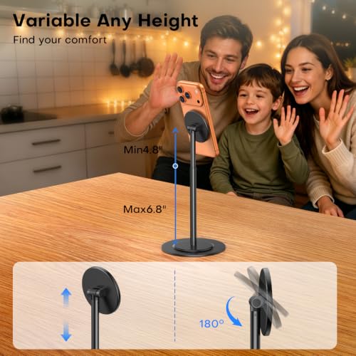 OMOTON MS06 [Sturdy Height Adjust] Magnetic Cell Phone Stand for MagSafe - image 2
