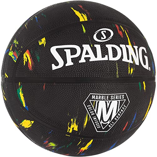 Image of Spalding Outdoor Rubber Basketballs | Performance Rubber Cover Designed for Outdoor Play | Multiple Sizes & Colors