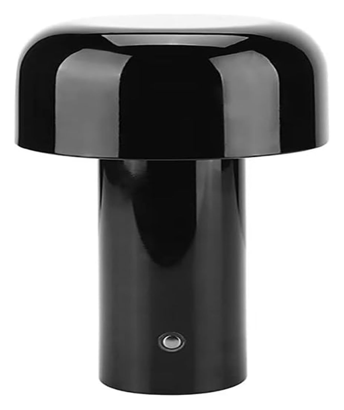 Dotykowa lampka nocna, ściemniana lampa stołowa LED grzybkowa, akumulatorowa lampa akumulatorowa do sypialni, salonu, gabinetu, nowoczesnego wystroju domu(Black)