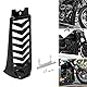 HDBUBALUS Schwarze untere vordere Kinnspoiler Air Dam Verkleidung Abdeckung für Harley Softail Street Bob Breakout Fat Bob 2018-2021