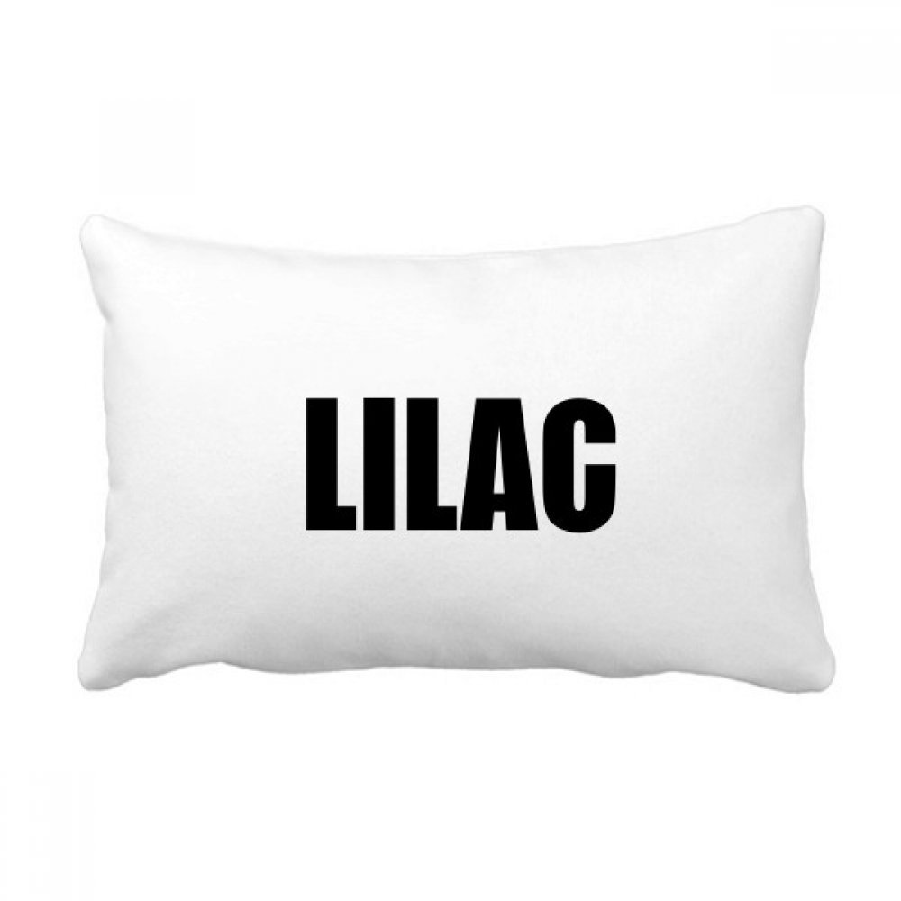 Oreiller lombaire lilas noir housse et insert de décoration canapé