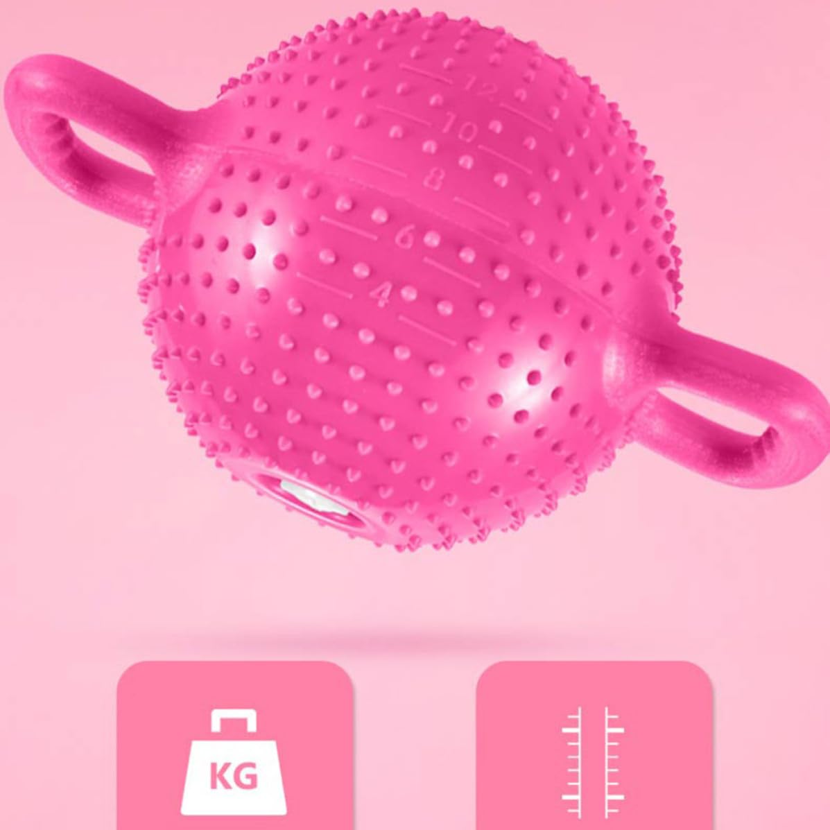 ABOOFAN Kettlebell Regolabile Riempito D'acqua in Pvc Impugnatura a Doppia Orecchia Antiscivolo e Resistenza alla Compressione per Pilates e Ginnastica Domestica