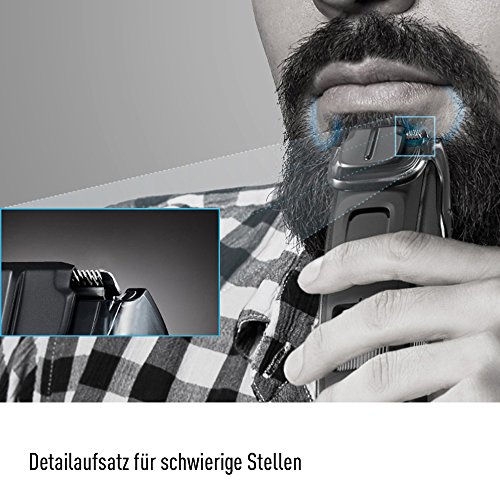 Panasonic ER-GB96 Bartschneider, 58 Längeneinstellungen 0,5-30mm, Hochdrehmotor, 4 Aufsätze, Detailschneider, IPX7 Waschbar, 50 Min Kabellos – Ansicht 5