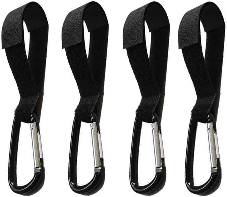 4 Pcs Universal Mummy Buggy Clip Pram Pushchair Stroller Hook Shopping BagDeft and Fashion, normal