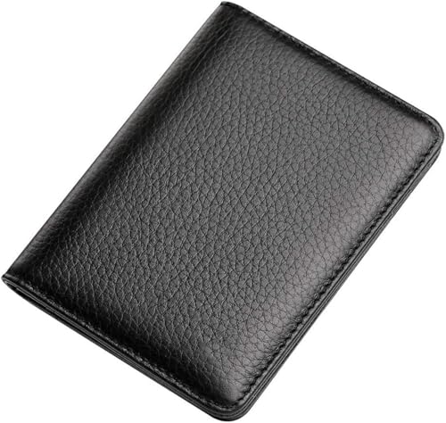 Men's and Women's Leather Card Holder(Black)