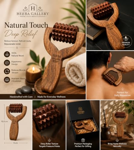 Image of Balayantra for Hair Growth Roller | Head Bala Yantra Wooden Derma Balyantra Wood Massage & Scalp Massager - Pain Relief Blood Circulation || SM01
