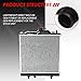 Auto Dynasty Radiator Compatible with 1995-2001 Suzuki Swift Chevy Geo Metro 1.0L 1.3L, DPI 1732 Factory Style 1-Row Cooling Radiator, Aluminum Core