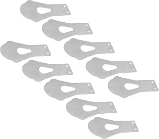 Ferramenta de manutenção de compressor de ar, placa de válvula de admissão de resistência, ferro fundido, 10 peças, resistência ao desgaste durável para compressor de ar para acessórios de manutenção