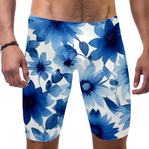 Jammer maillot de bain homme résistant au chlore motif feuilles 428
