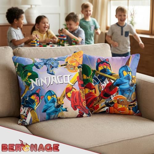 Coussin Ninjago doux pour peau sensible, la solution déco saine - 6