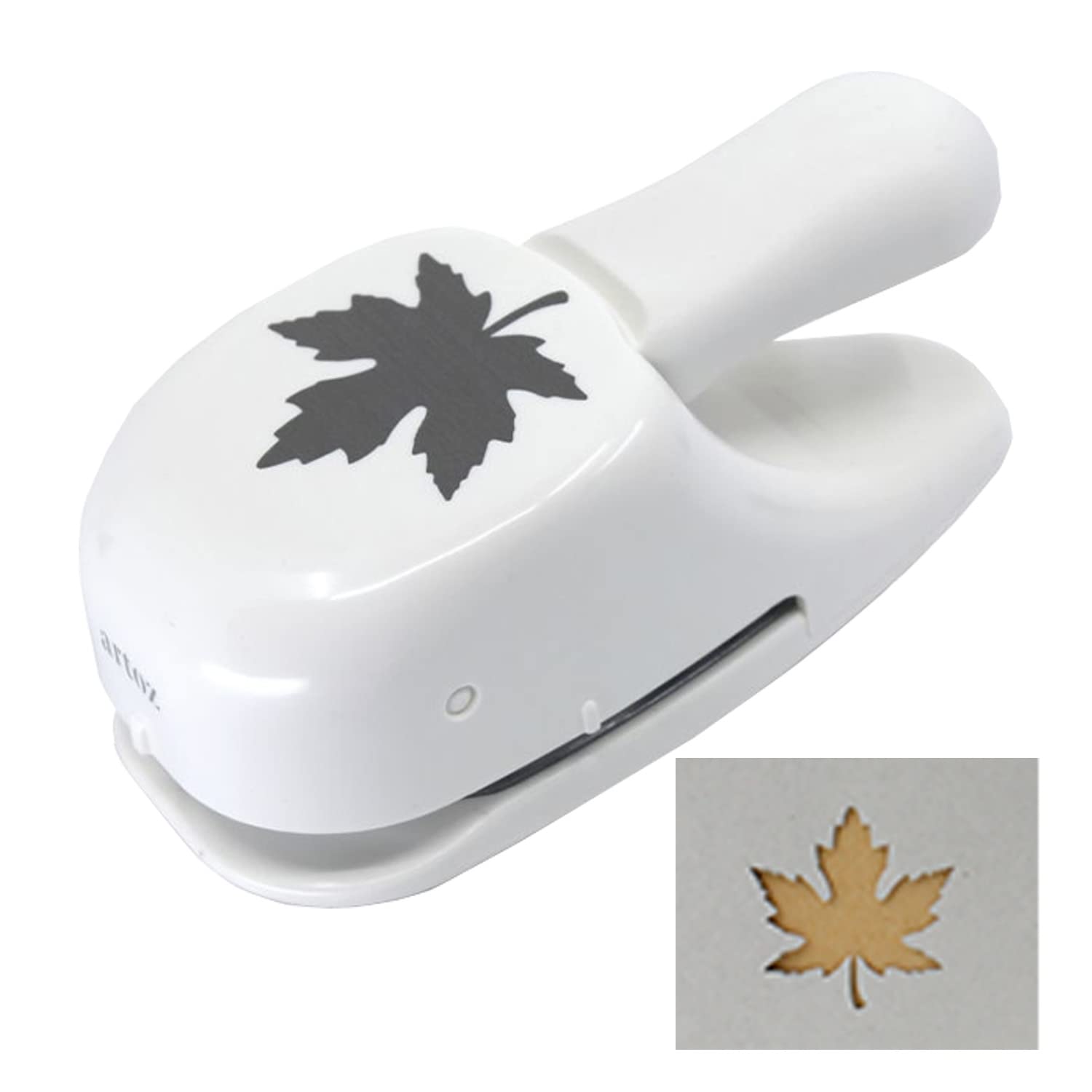 Artoz paper punch, card punch, "Maple leaf", 50mm, punch hole punch for card making for vouchers birthdays, Christmas - Image 2