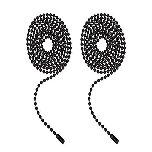 Aspen Creative 21303-2, 3-Feet Beaded Pull Chain with Connector in Oil Rubbed Bronze (2 Pack)