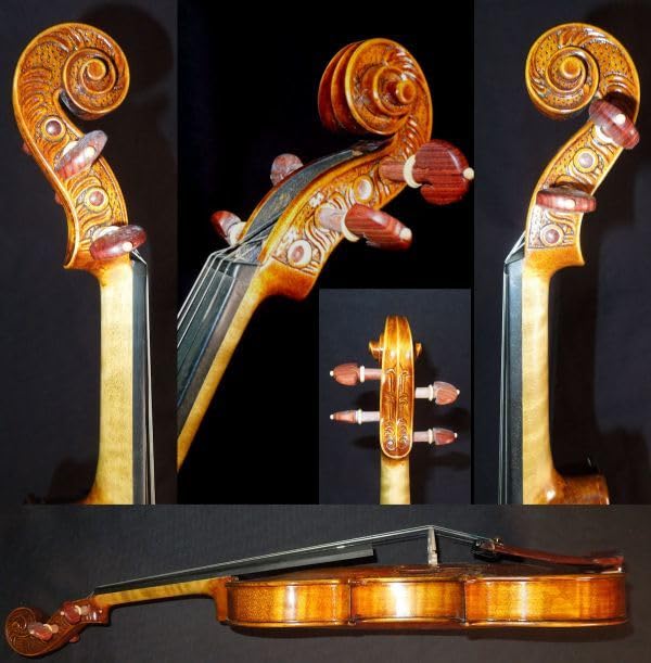 ★Craved Master Violin 4/4 Amazon.com: Craved Master Violin 44 : Instrumentos Musicales