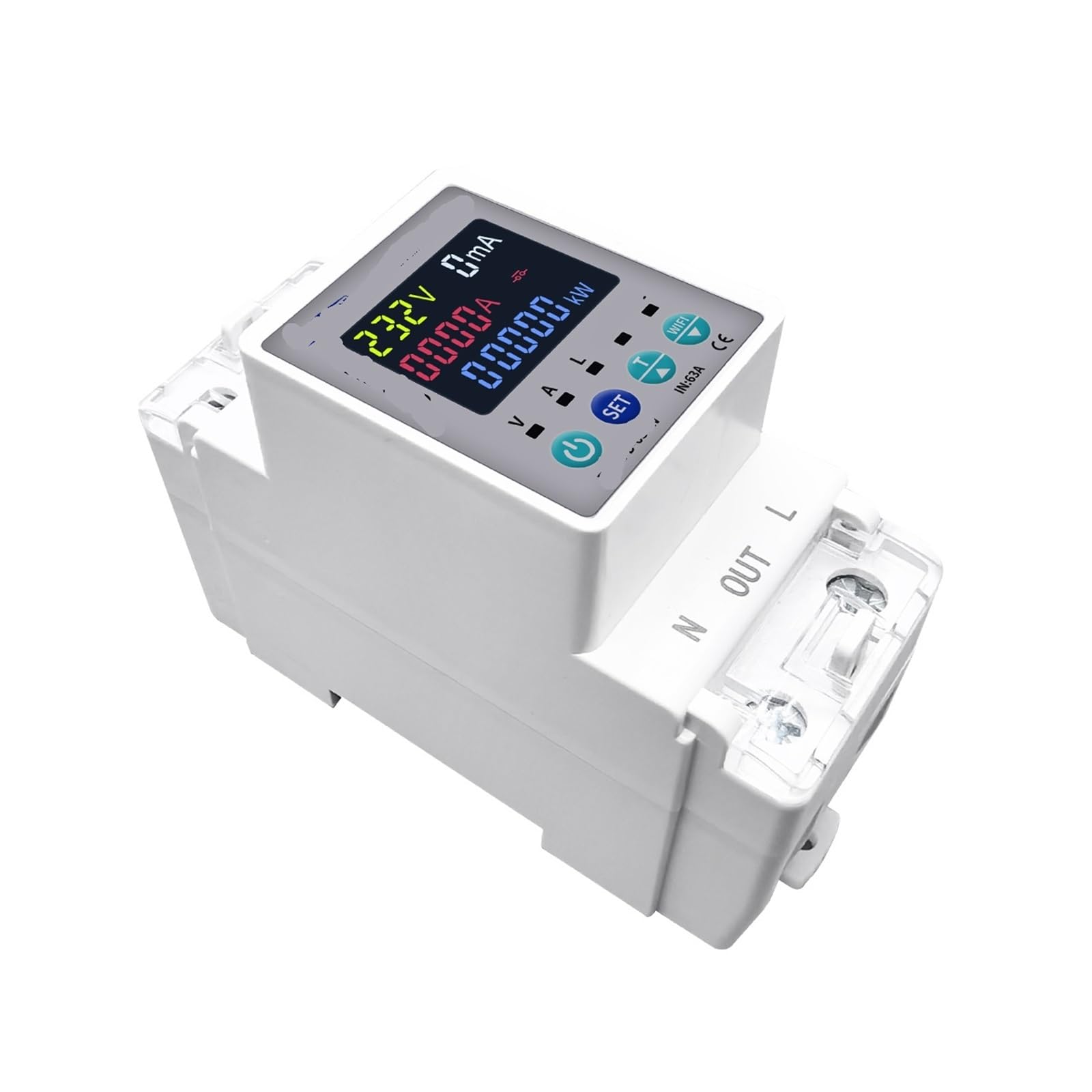 Disjoncteur 63A 220V haute capacité de coupure sur rail DIN