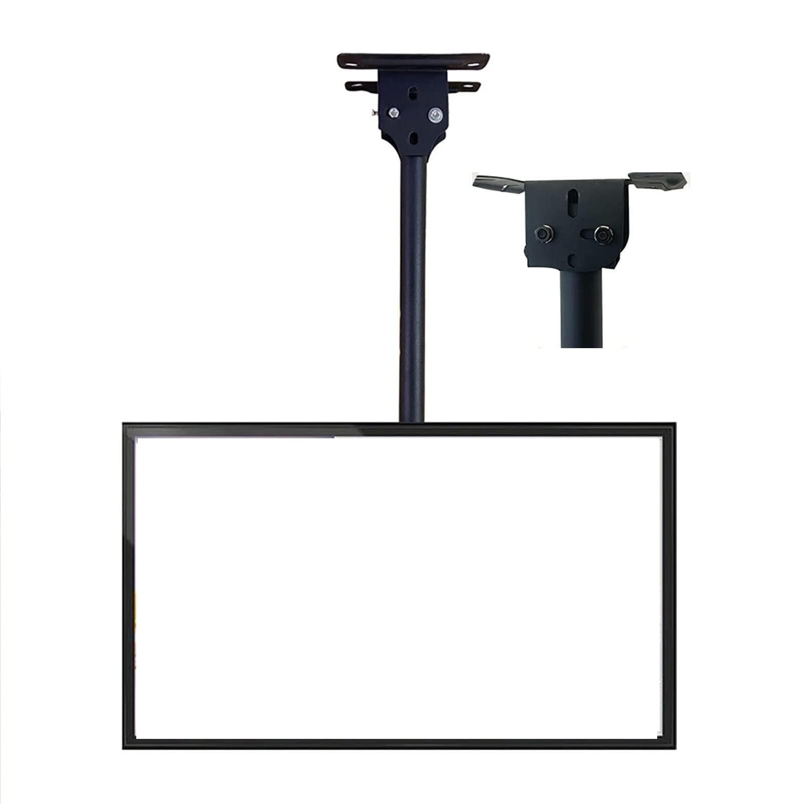 Support TV plafond réglable pour écran plat LED de 26 à 60 pouces avec inclinaison
