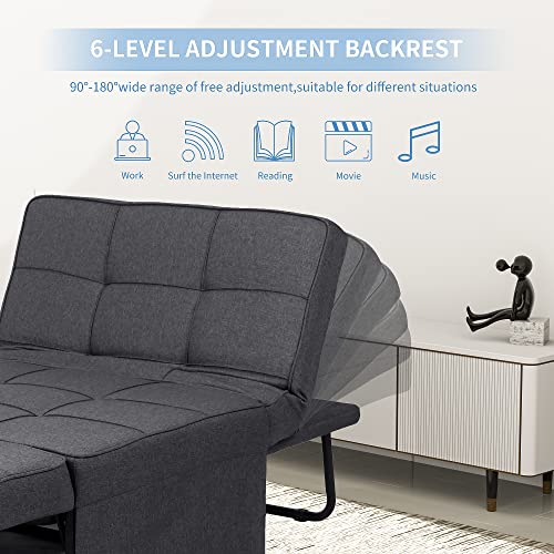 Diophros Sofa Bed, Convertible Couch Chair 4 In 1 Multi-Function Modern Folding Ottoman Guest Sleeper Bed With Adjustable Backrest For Small Room Apartment, Large #TOP3