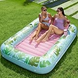 SLOOSH Inflatable Tanning Pool Lounger Float, 85