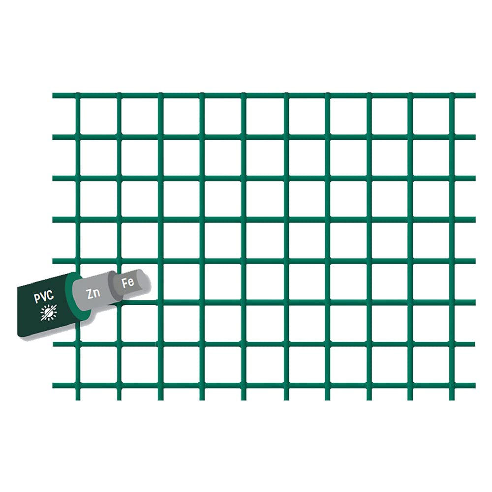 Red electrosoldada plastificada (H 100 x 25 m – 13 x 13 – F.1,20)
