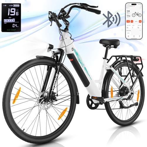 Vipdrive E Bike 28 Zoll, E-Bike Damen Herren, Electric Bike mit 48V 15Ah...