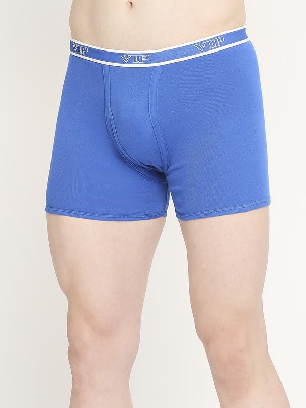 Image of VIP Advanta 100% Ribbed Cotton Fabric Trunk Combo Set for Mens with Covered Elastic Waistband