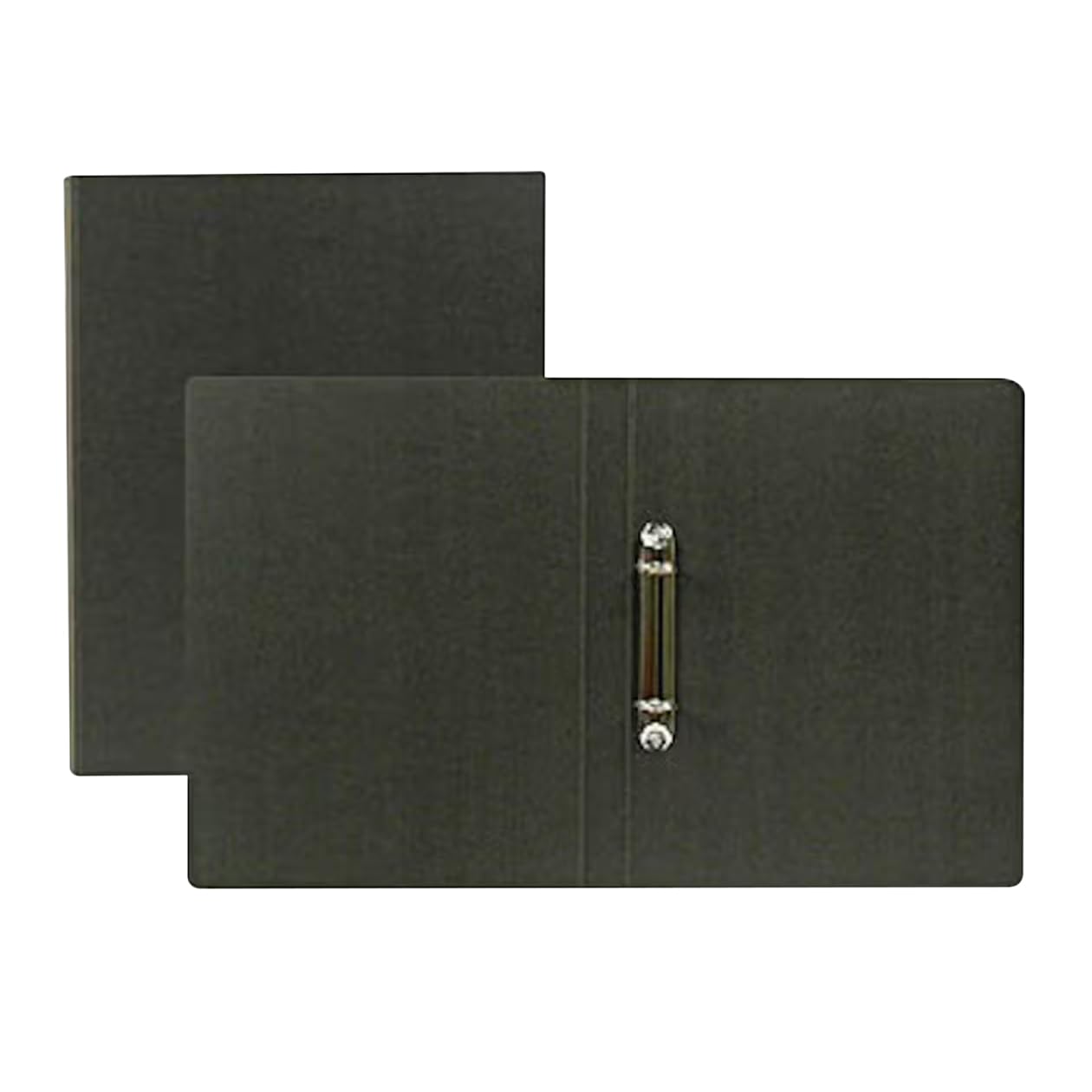 Amazon | 無印良品 ファイル(リング式) ダークグレー A4 2穴 NCA64A9S