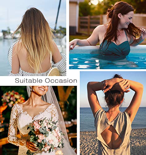 Image of Wingslove Adhesive Bra Reusable Strapless Self Silicone Push-up Invisible Sticky Bras for Backless Dress