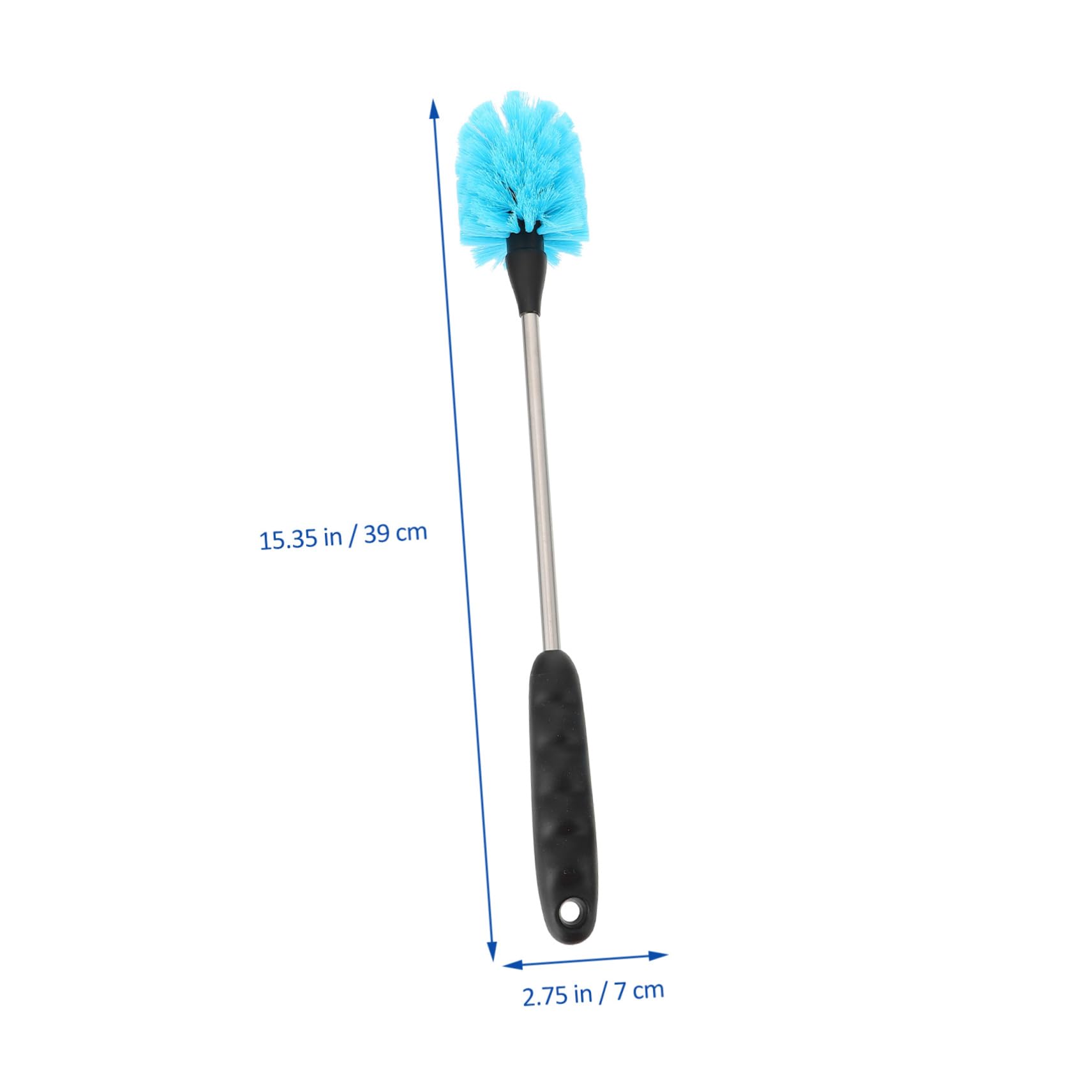 Gogogmee 3pcs Cleaning Brush Hand Wire Brush Cleaner Bottle Brush Long Handle Bottle Cleaner Multipurpose Clean Brush Water Bottle Mini Wire Brush Straw Cleaner Brush Nylon Blue