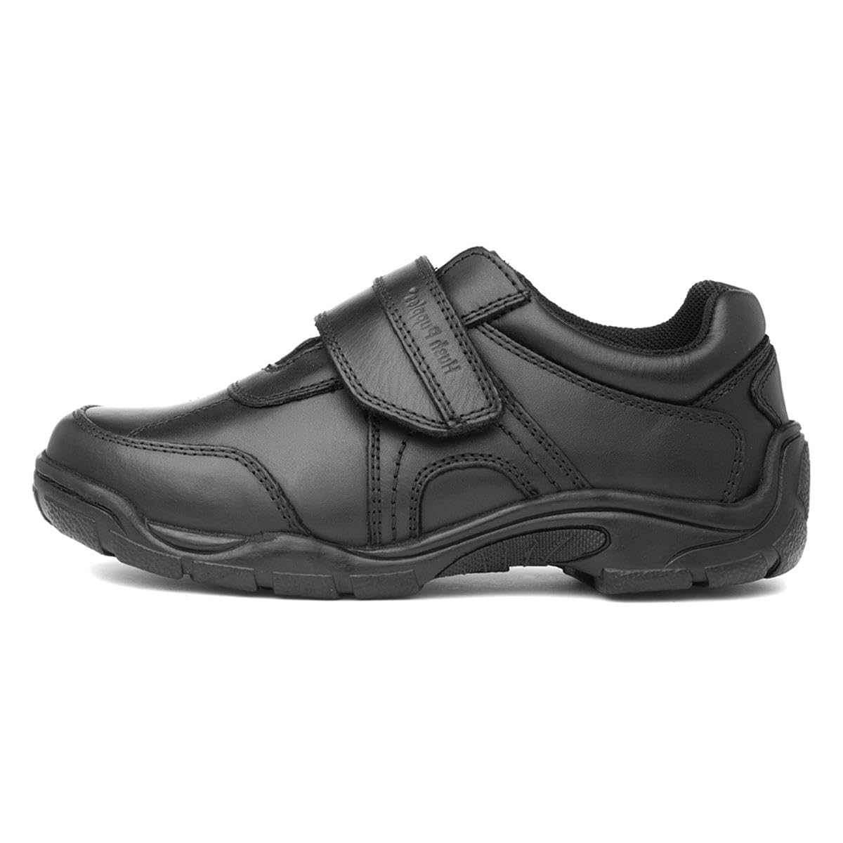 Hush Puppies Boys Black Arlo  School Shoe in Size 2, Sports Direct