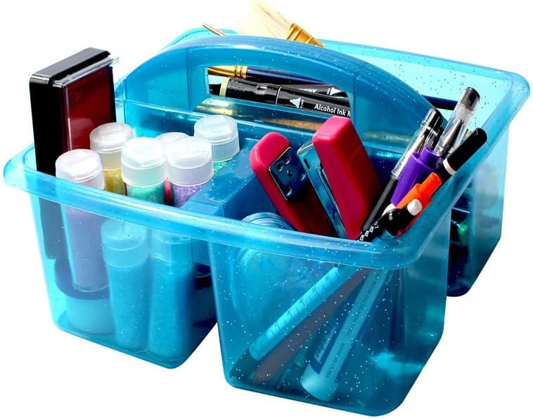 WRVCSS Taza Caddy con asa, bolsa de plástico para la entrega de la bebida, 4 colores surtidos