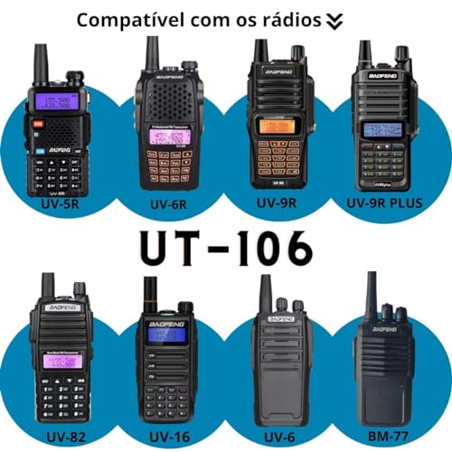 Antena Externa Nagoya Base Magnética UT-106UV Para Rádio HT